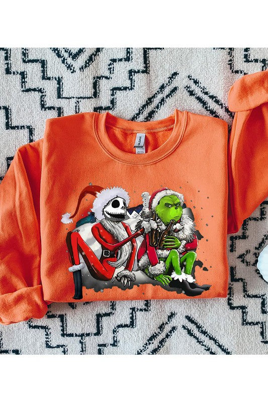 Grinch SweatShirt Plus