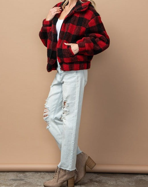 Plaid Checker Jacket