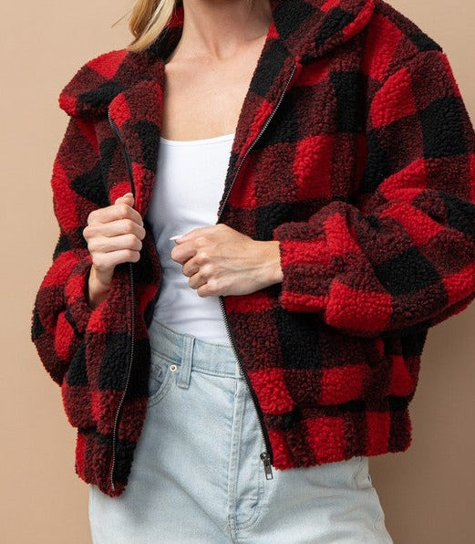 Plaid Checker Jacket