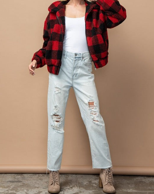 Plaid Checker Jacket