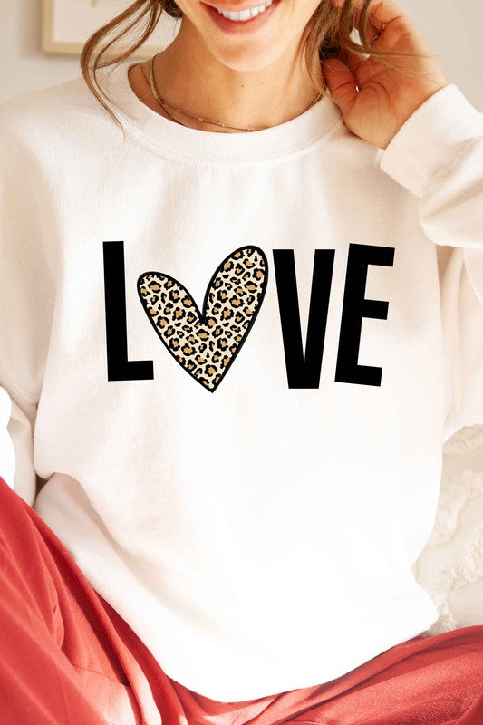 Pink Leopard Sweatshirt