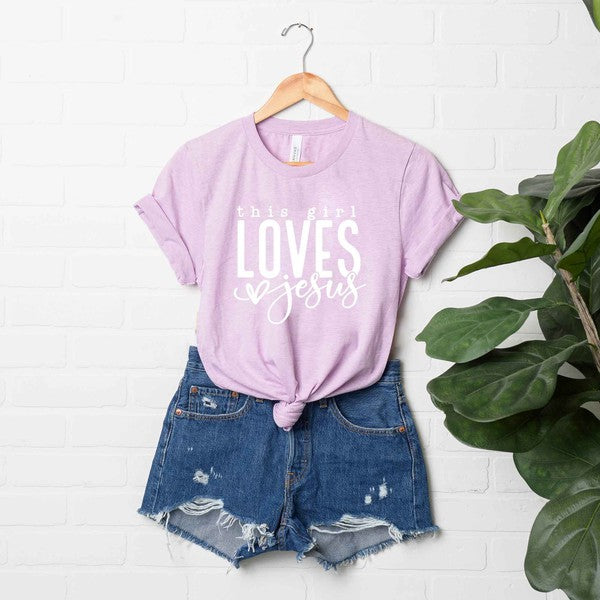 This Girl Love Jesus Graphic Tee