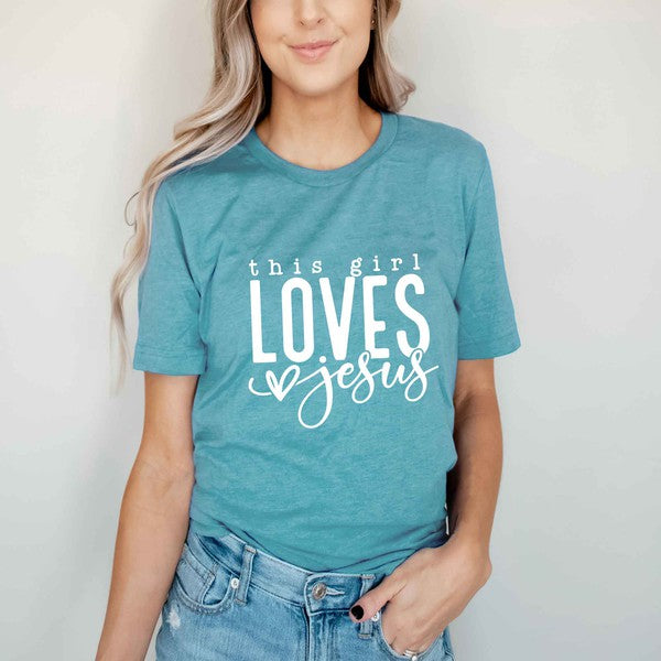 This Girl Love Jesus Graphic Tee