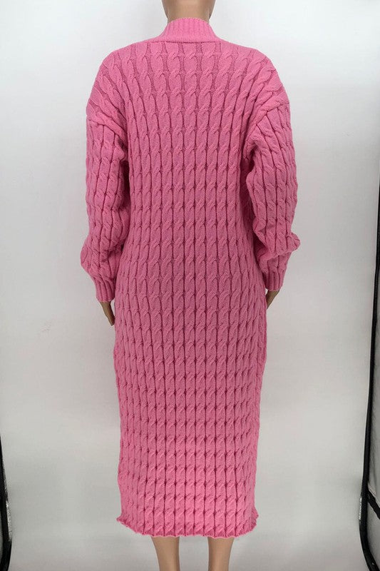 Long Maxi Sweater Cardigan Plus