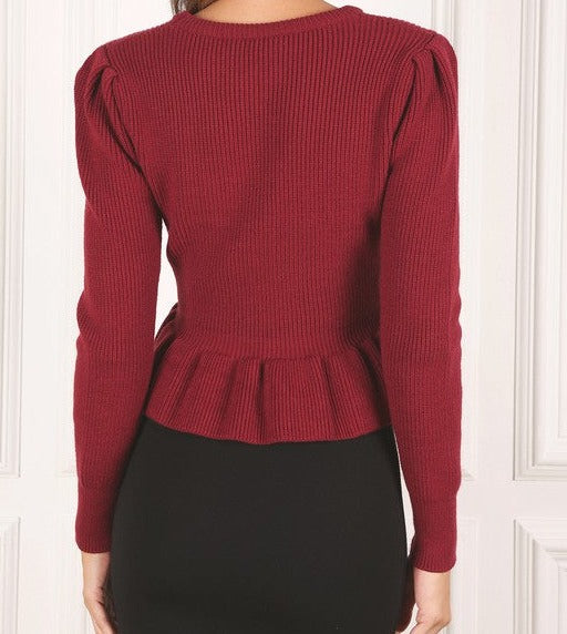 Peplum Sweater