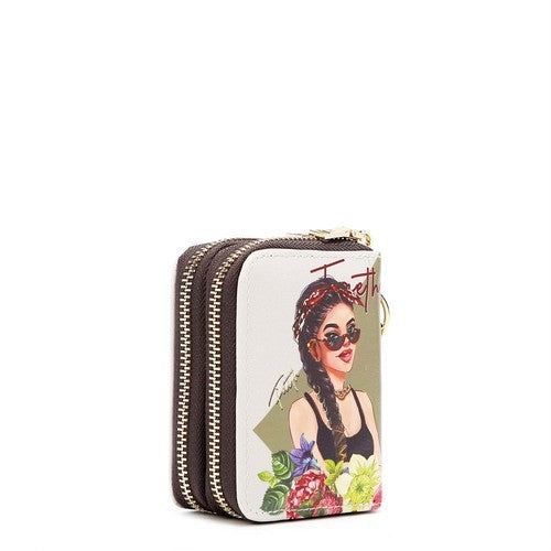 Double Zip Card Holder