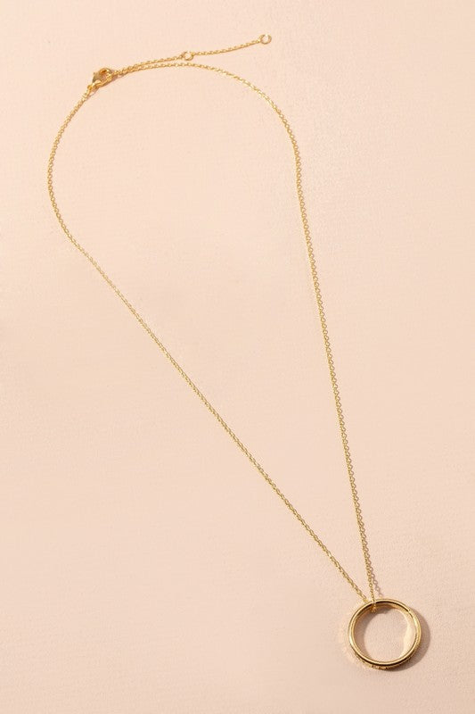 You're My Person Circle Pendant Necklace