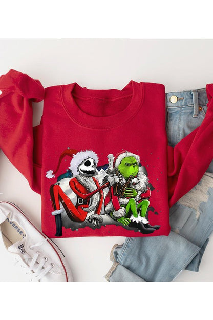 Grinch SweatShirt Plus