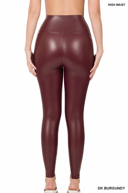 Faux Leather Leggings