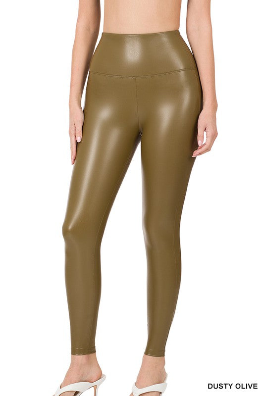 Faux Leather Leggings