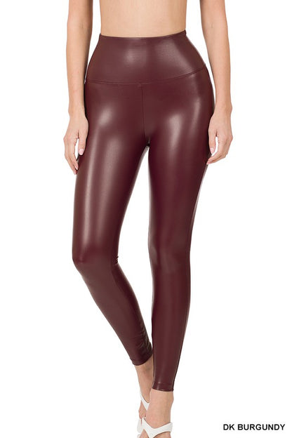 Faux Leather Leggings