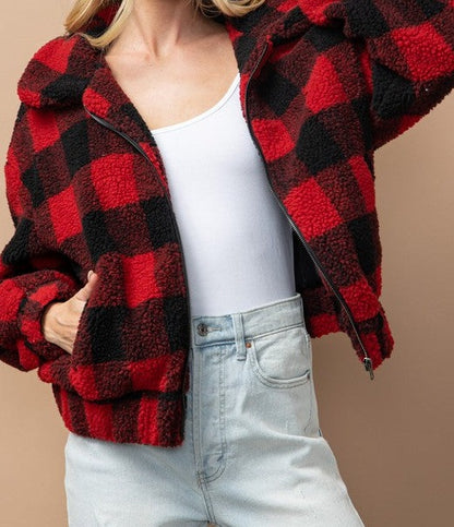 Plaid Checker Jacket