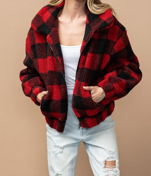 Plaid Checker Jacket