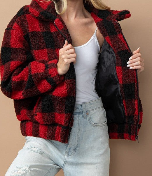 Plaid Checker Jacket
