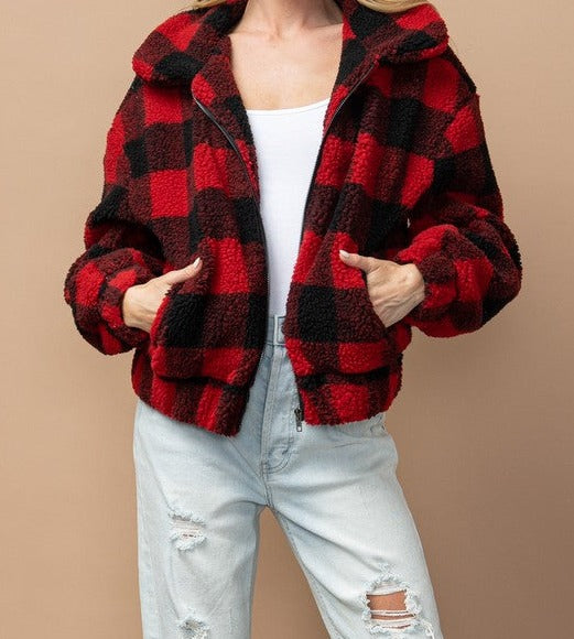 Plaid Checker Jacket