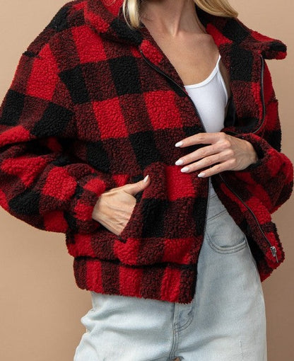 Plaid Checker Jacket