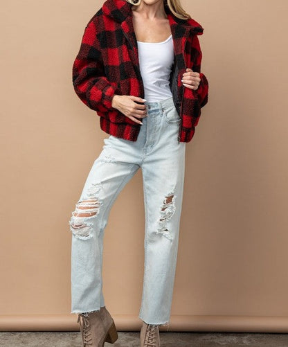 Plaid Checker Jacket