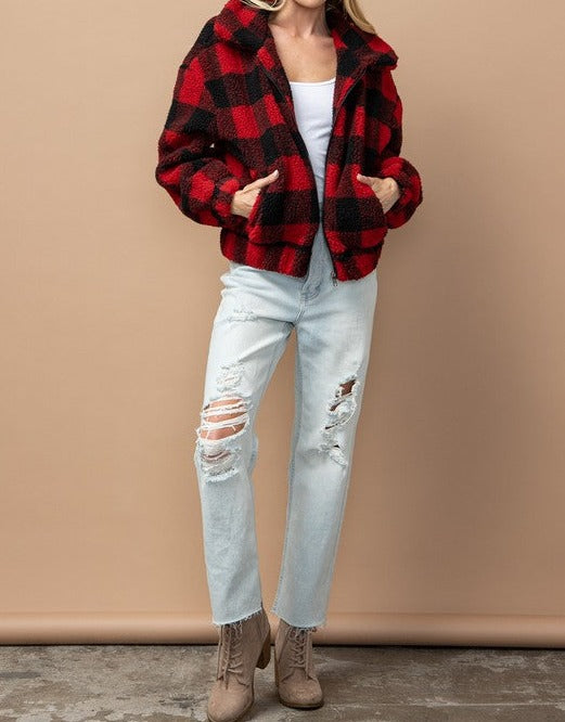 Plaid Checker Jacket