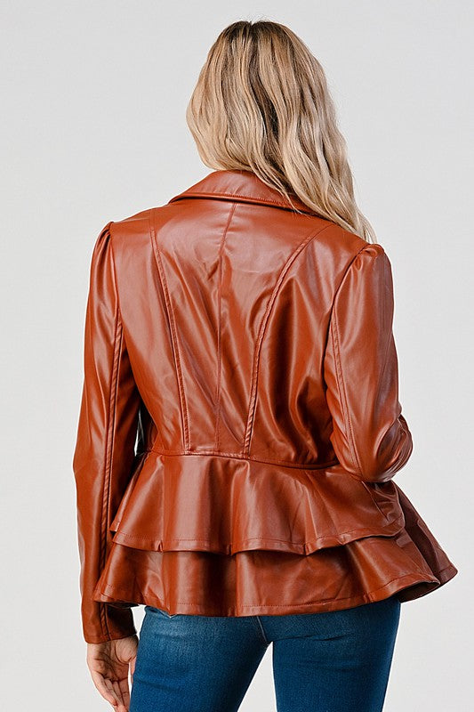Faux Leather Jacket