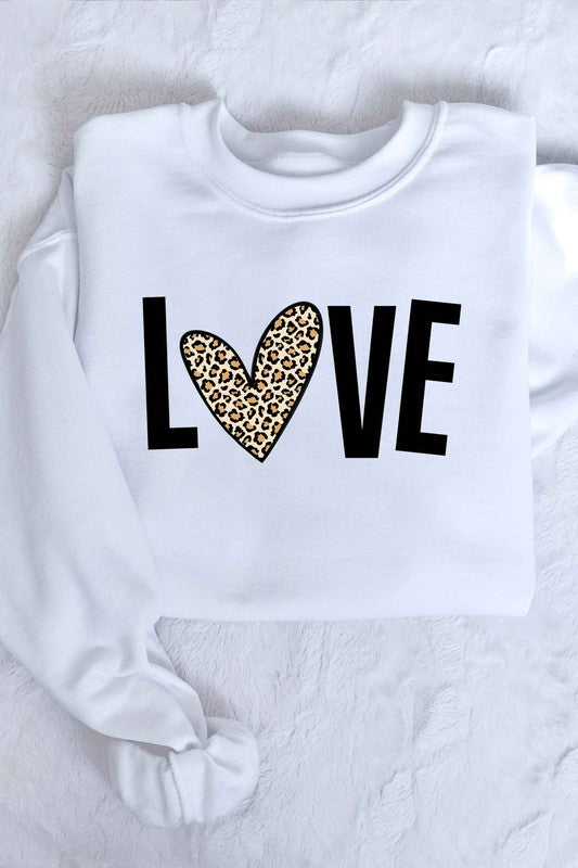 Pink Leopard Sweatshirt
