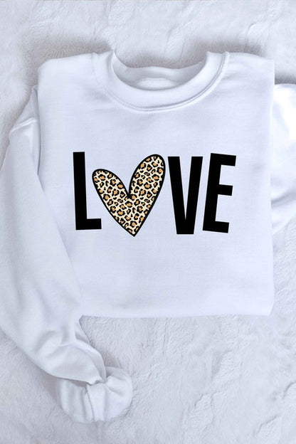 Pink Leopard Sweatshirt