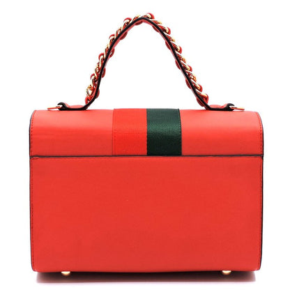 Queen Bee Stripe 2 in 1 Boxy Satchel