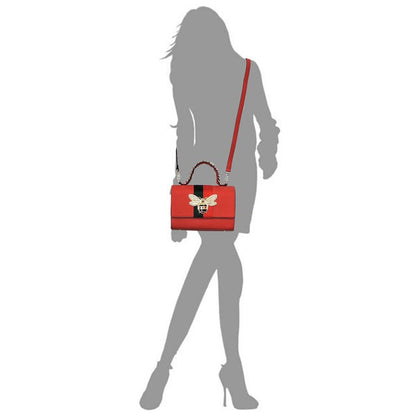 Queen Bee Stripe 2 in 1 Boxy Satchel