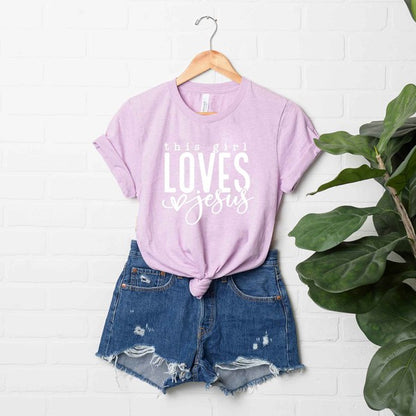 This Girl Love Jesus Graphic Tee