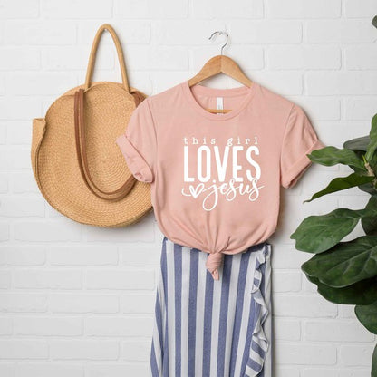 This Girl Love Jesus Graphic Tee