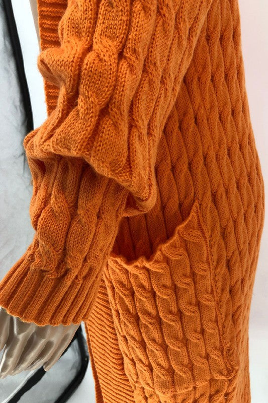 Long Maxi Sweater Cardigan Plus