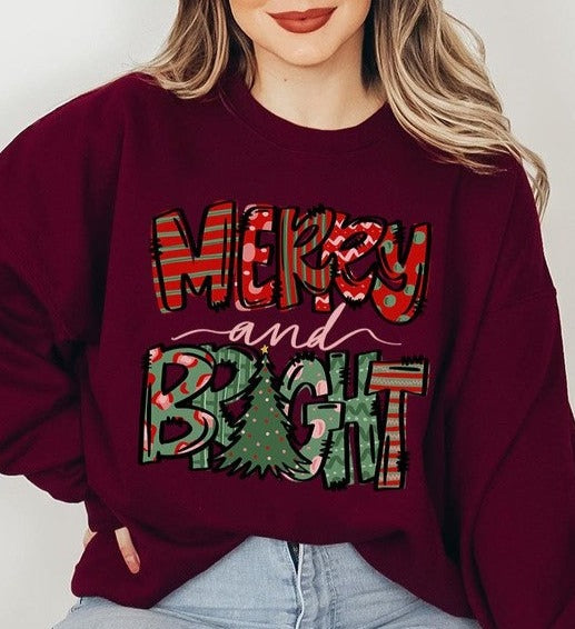 Merry & Bright Sweatshirt
