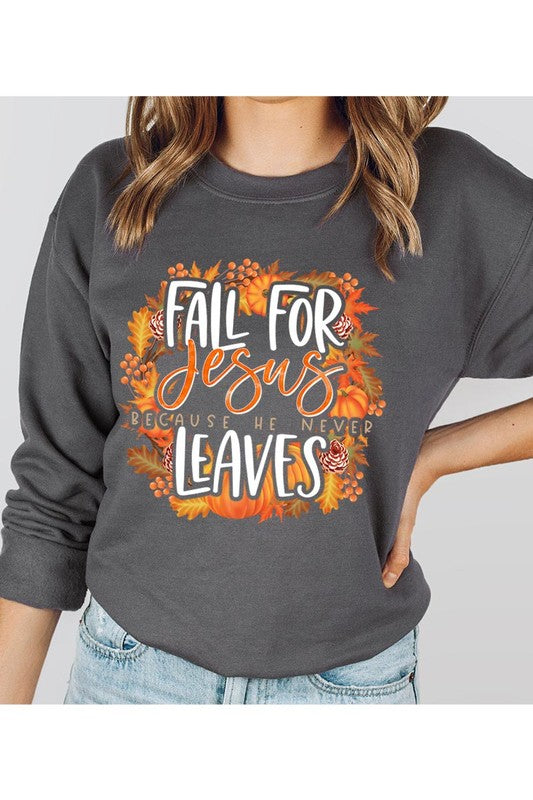 Fall For Jesus Sweatshirt Plus
