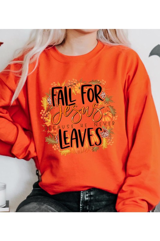Fall For Jesus Sweatshirt Plus