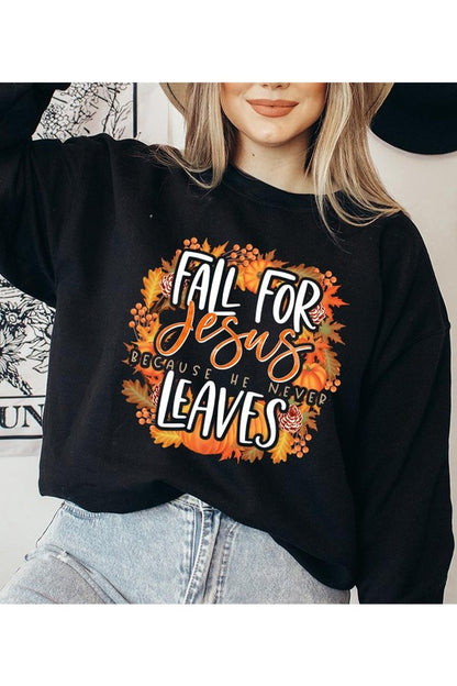 Fall For Jesus Sweatshirt Plus