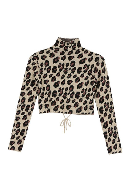 Lace Up Sweater