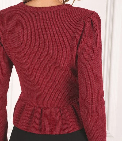 Peplum Sweater